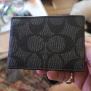 Coach card holder wallet
